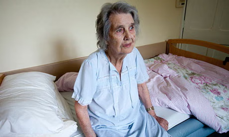 Original snapshot of a senior woman before AI portrait refinement